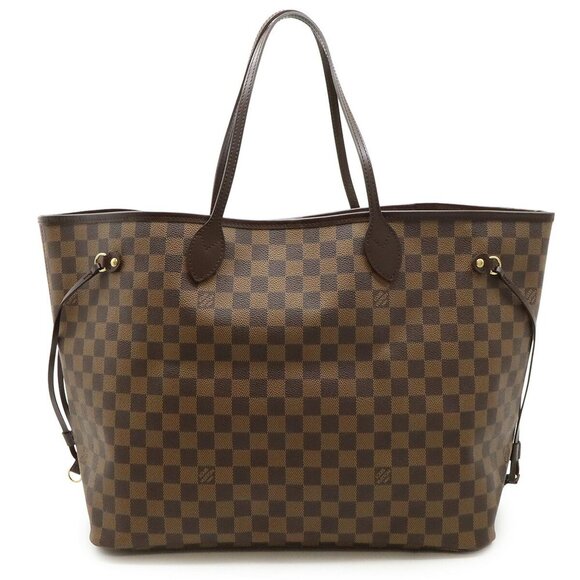 LOUIS VUITTON Brown Damier Neverfull GM Shoulder Bag - Picture 1 of 8